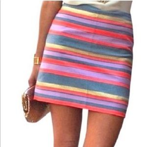 J. Crew Shimmery Mini Skirt size 4
